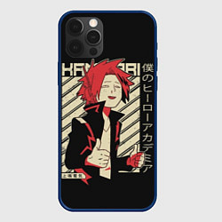 Чехол для iPhone 12 Pro Kaminari My hero Academia, цвет: 3D-тёмно-синий