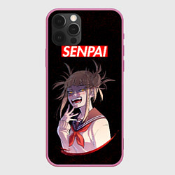 Чехол для iPhone 12 Pro Senpai My Hero Academia, цвет: 3D-малиновый