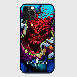 Чехол для iPhone 12 Pro CS GO monster, цвет: 3D-черный