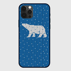 Чехол iPhone 12 Pro Свитер с медведем