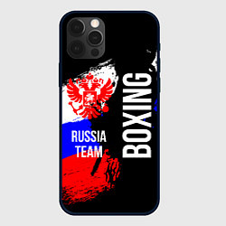 Чехол iPhone 12 Pro Boxing Russia Team и герб РФ