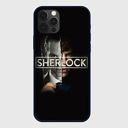 Чехол для iPhone 12 Pro Sherlock, цвет: 3D-черный