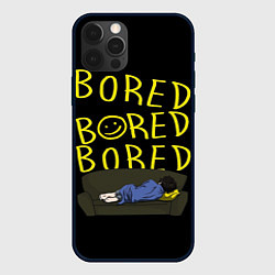 Чехол для iPhone 12 Pro Boreb, цвет: 3D-черный