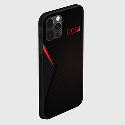 Чехол для iPhone 12 Pro Mass Effect N7, цвет: 3D-черный — фото 2
