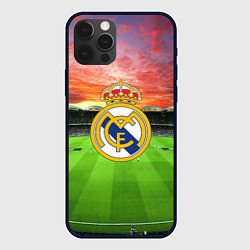 Чехол для iPhone 12 Pro FC Real Madrid, цвет: 3D-черный