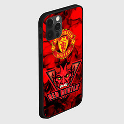 Чехол для iPhone 12 Pro Manchester United, цвет: 3D-черный — фото 2