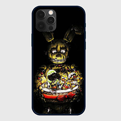 Чехол для iPhone 12 Pro Five Nights At Freddy's, цвет: 3D-черный