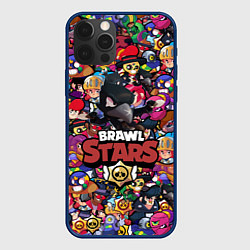 Чехол для iPhone 12 Pro BRAWL STARS CROW, цвет: 3D-тёмно-синий