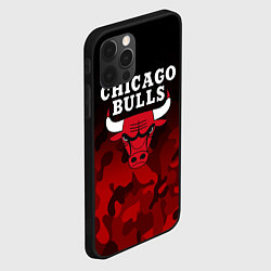 Чехол для iPhone 12 Pro CHICAGO BULLS, цвет: 3D-черный — фото 2