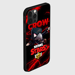 Чехол для iPhone 12 Pro BRAWL STARS CROW, цвет: 3D-черный — фото 2