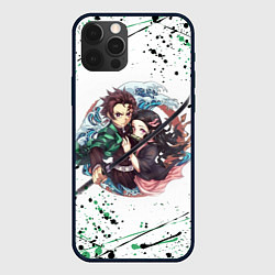 Чехол для iPhone 12 Pro KIMETSU NO YAIBA, цвет: 3D-черный