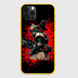 Чехол iPhone 12 Pro Bloodhound 3D Black