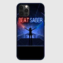 Чехол для iPhone 12 Pro Beat Saber, цвет: 3D-черный