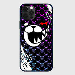 Чехол для iPhone 12 Pro MONOKUMA, цвет: 3D-черный