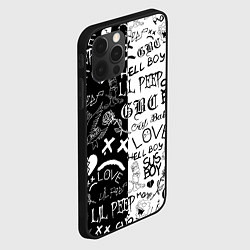 Чехол для iPhone 12 Pro LIL PEEP LOGOBOMBING, цвет: 3D-черный — фото 2
