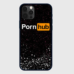 Чехол для iPhone 12 Pro PornHub, цвет: 3D-черный