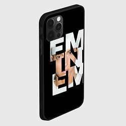 Чехол для iPhone 12 Pro Eminem, цвет: 3D-черный — фото 2