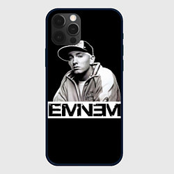 Чехол для iPhone 12 Pro Eminem, цвет: 3D-черный