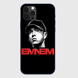 Чехол для iPhone 12 Pro Eminem, цвет: 3D-черный