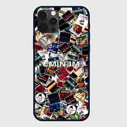 Чехол для iPhone 12 Pro Дискография EMINEM, цвет: 3D-черный