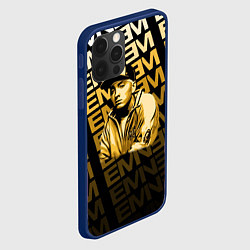 Чехол для iPhone 12 Pro Eminem, цвет: 3D-тёмно-синий — фото 2