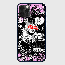 Чехол для iPhone 12 Pro LIL PEEP, цвет: 3D-черный