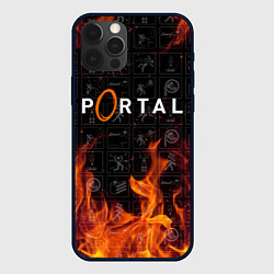 Чехол для iPhone 12 Pro PORTAL, цвет: 3D-черный