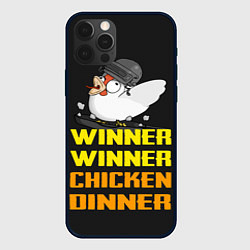 Чехол для iPhone 12 Pro Winner Chicken Dinner, цвет: 3D-черный