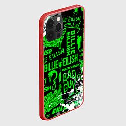 Чехол для iPhone 12 Pro BILLIE EILISH, цвет: 3D-красный — фото 2