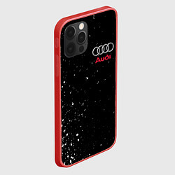 Чехол для iPhone 12 Pro AUDI, цвет: 3D-красный — фото 2