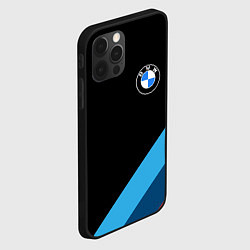 Чехол для iPhone 12 Pro BMW, цвет: 3D-черный — фото 2