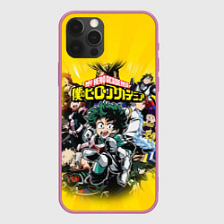 Чехол iPhone 12 Pro MY HERO ACADEMIA группа героев