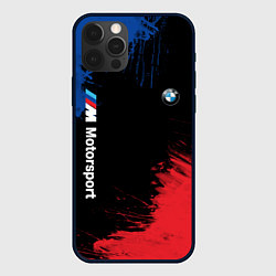 Чехол для iPhone 12 Pro БМВ Мотоспорт, цвет: 3D-черный
