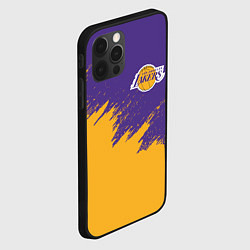 Чехол для iPhone 12 Pro LA LAKERS, цвет: 3D-черный — фото 2