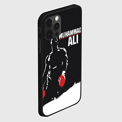 Чехол для iPhone 12 Pro Muhammad Ali, цвет: 3D-черный — фото 2