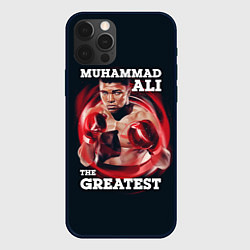 Чехол для iPhone 12 Pro Muhammad Ali, цвет: 3D-черный