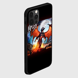 Чехол для iPhone 12 Pro Ария, цвет: 3D-черный — фото 2