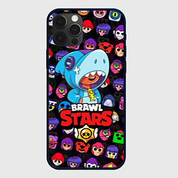 Чехол iPhone 12 Pro BRAWL STARS LEON SHARK