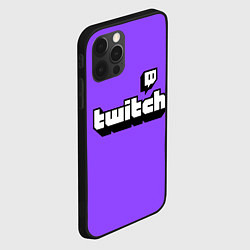 Чехол для iPhone 12 Pro Twitch, цвет: 3D-черный — фото 2