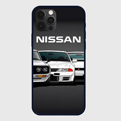 Чехол для iPhone 12 Pro NISSAN, цвет: 3D-черный