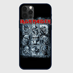 Чехол для iPhone 12 Pro Iron Maiden, цвет: 3D-черный