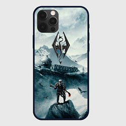 Чехол iPhone 12 Pro Skyrim Warrior