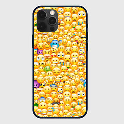 Чехол iPhone 12 Pro Смайлики Emoji
