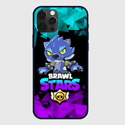 Чехол для iPhone 12 Pro Brawl stars leon оборотень, цвет: 3D-черный