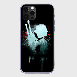 Чехол для iPhone 12 Pro ВЕДЬМАК, цвет: 3D-светло-сиреневый