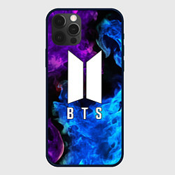 Чехол для iPhone 12 Pro BTS, цвет: 3D-черный