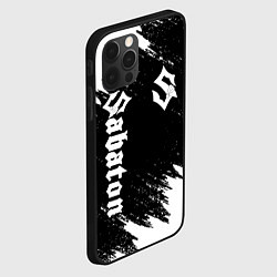Чехол для iPhone 12 Pro SABATON, цвет: 3D-черный — фото 2