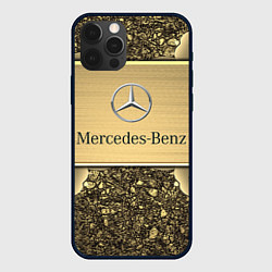 Чехол iPhone 12 Pro MERCEDES GOLD