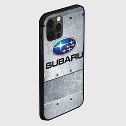 Чехол для iPhone 12 Pro SUBARU, цвет: 3D-черный — фото 2