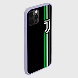 Чехол для iPhone 12 Pro JUVENTUS, цвет: 3D-светло-сиреневый — фото 2